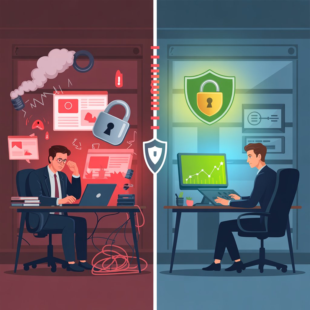 אבטחת מידע לעסקים שמונעת השבתה